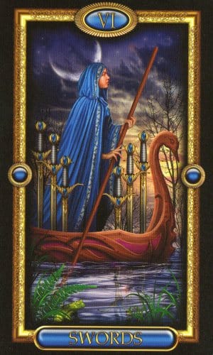 ✨ CARD OF THE DAY — SIX OF SWORDS