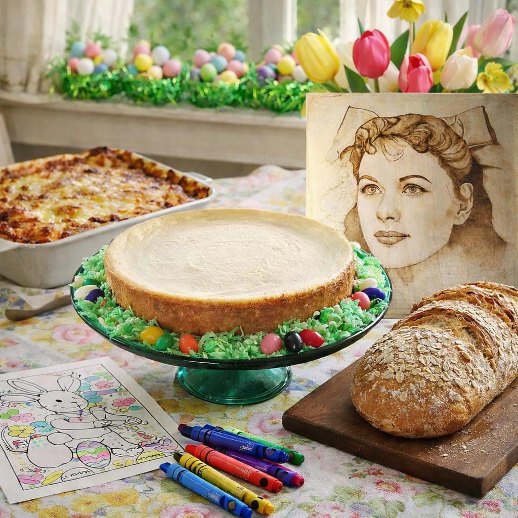 Hedy, Lasagne, Easter Nests & the Art in Everyday Life